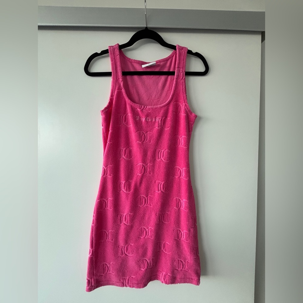 Juicy Couture Pink velour Mini Dress
